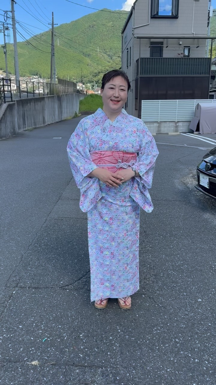 浴衣でサッカー観戦行かれました