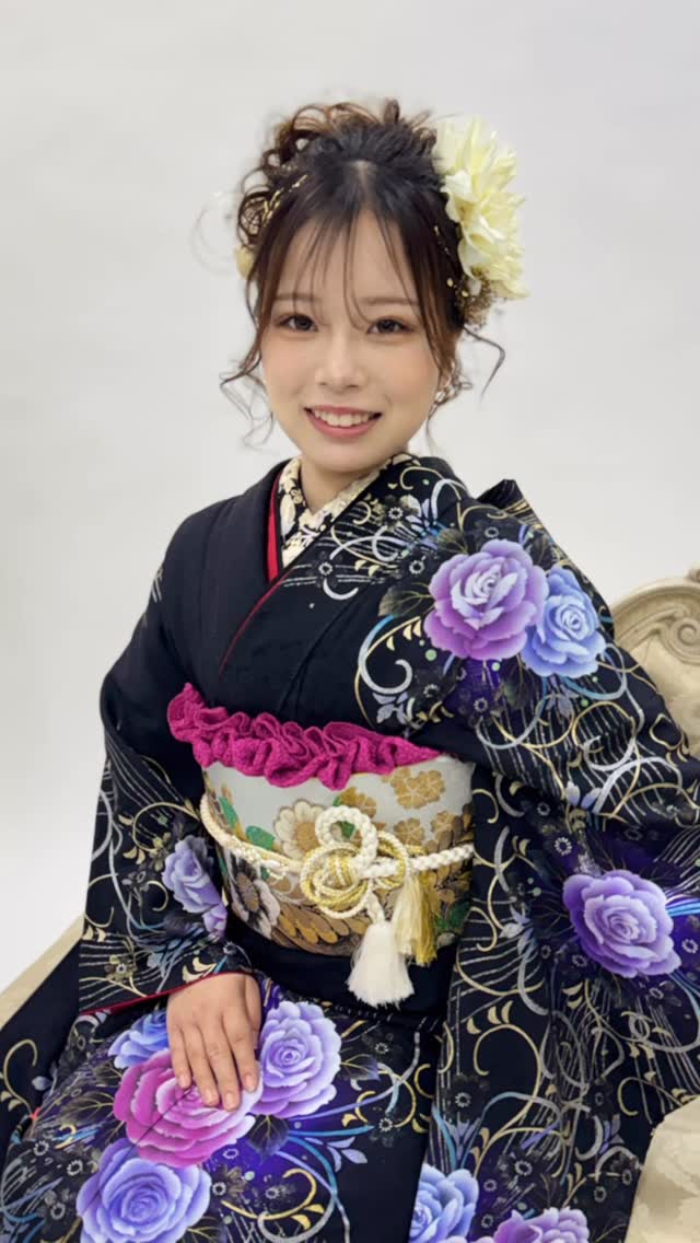 ✨成人式前撮りのお支度✨