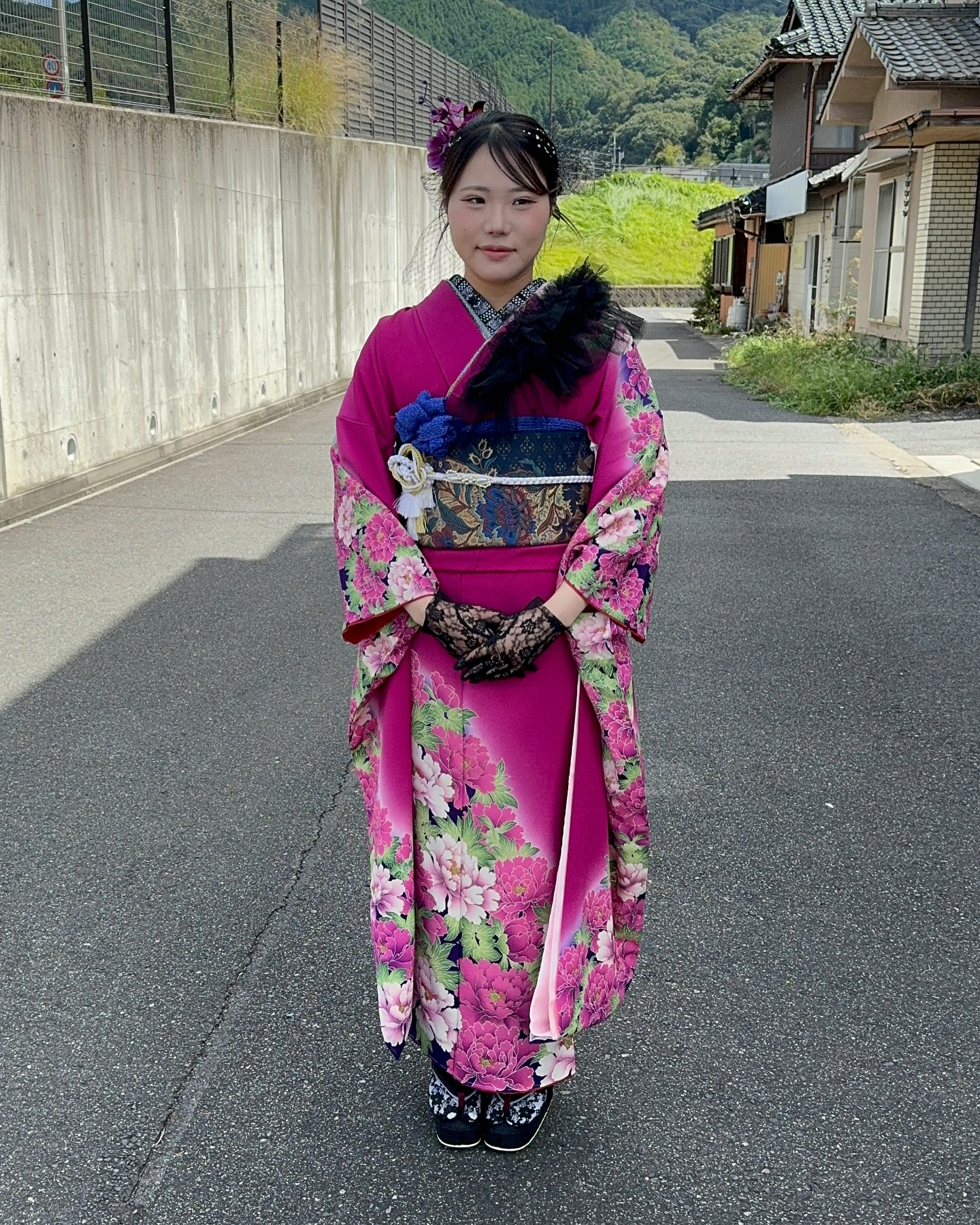成人式前撮り着付け✨