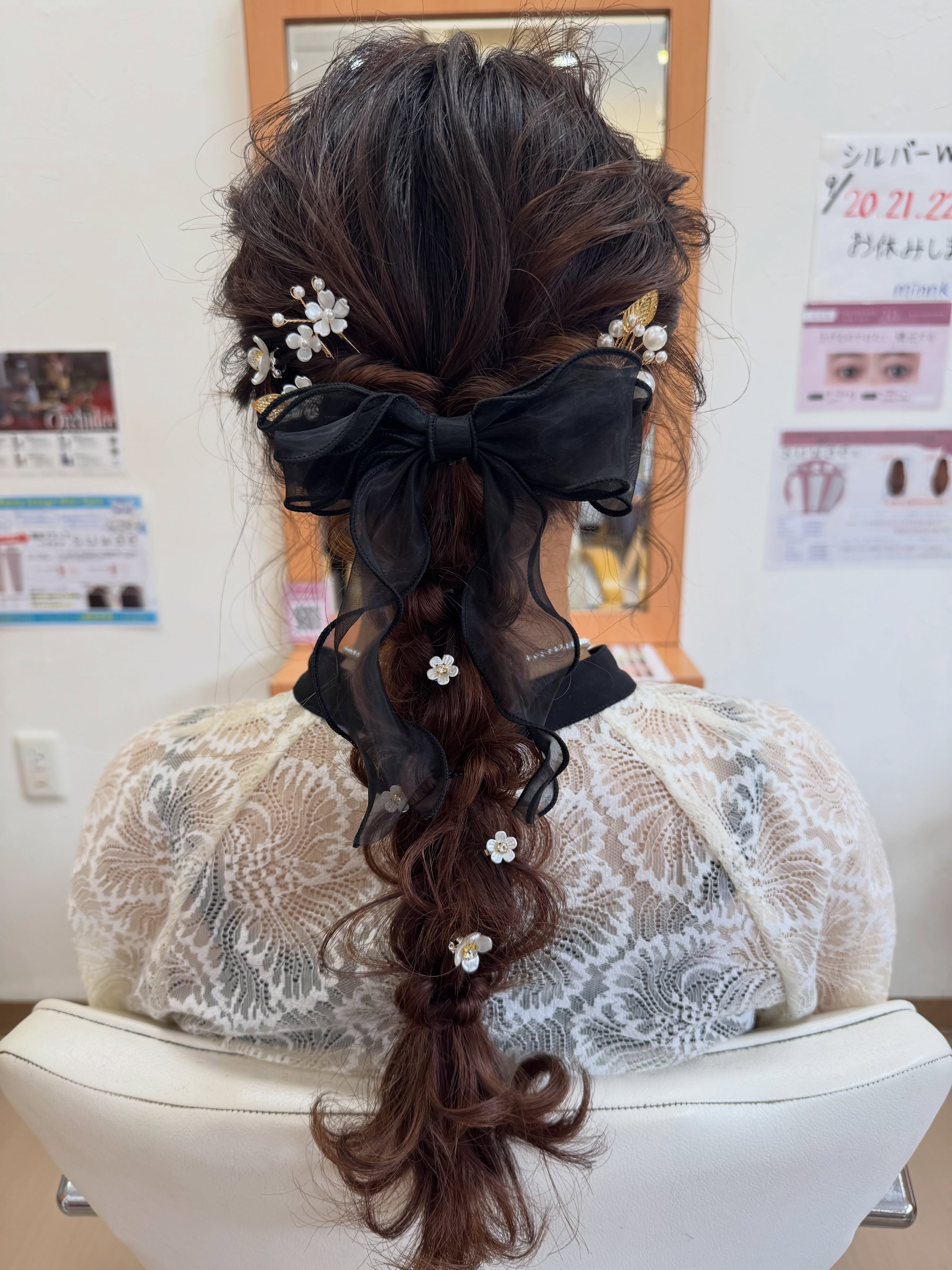 ヘアセットのお客様♡