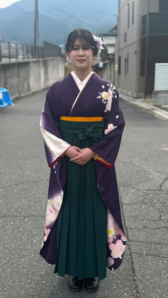 袴着付け✨